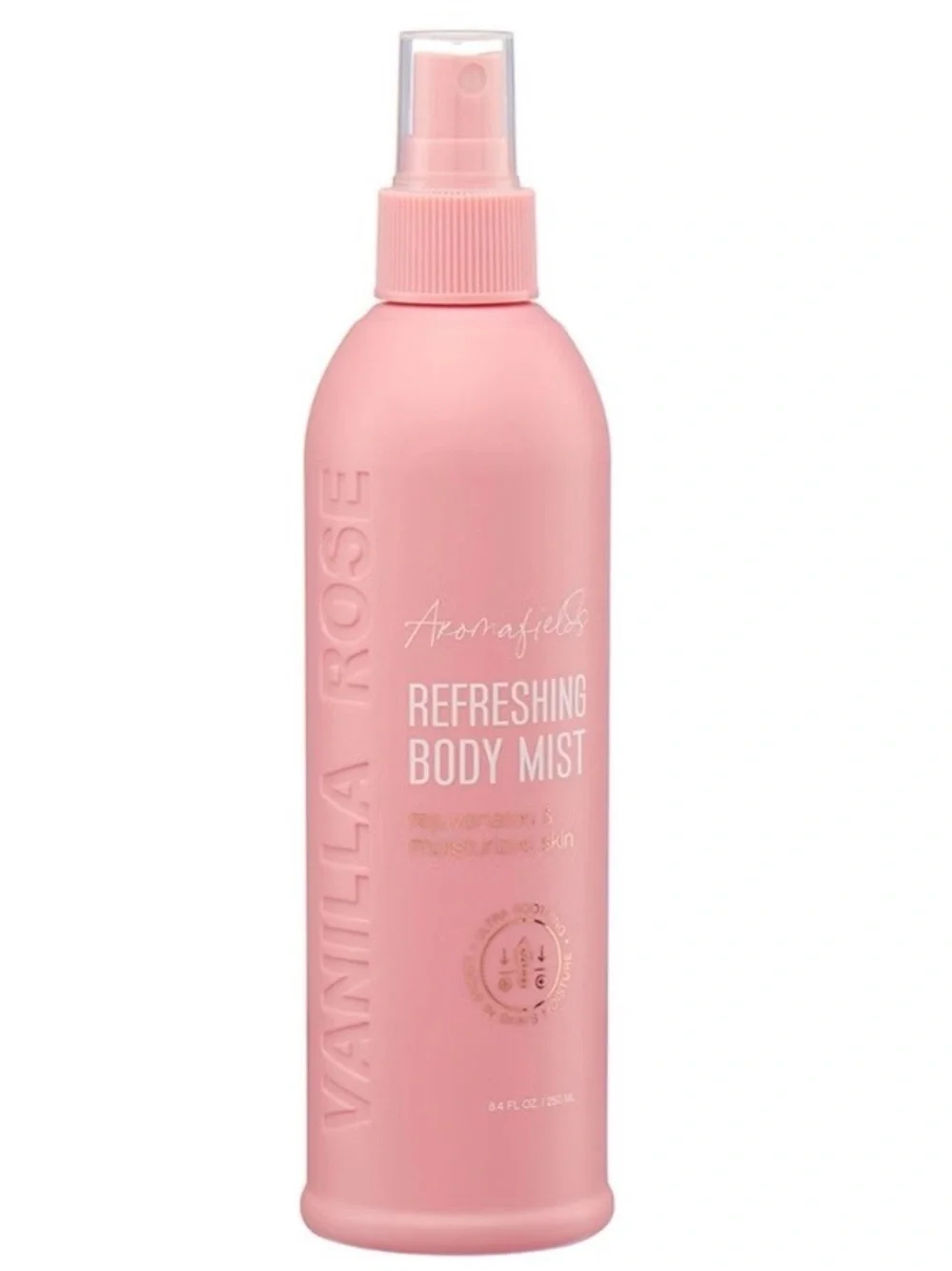 Aroma Fields Vanilla Rose Refreshing Body Mist - 8.4oz New